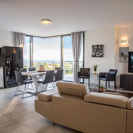 Contemporary Pool And Sea View